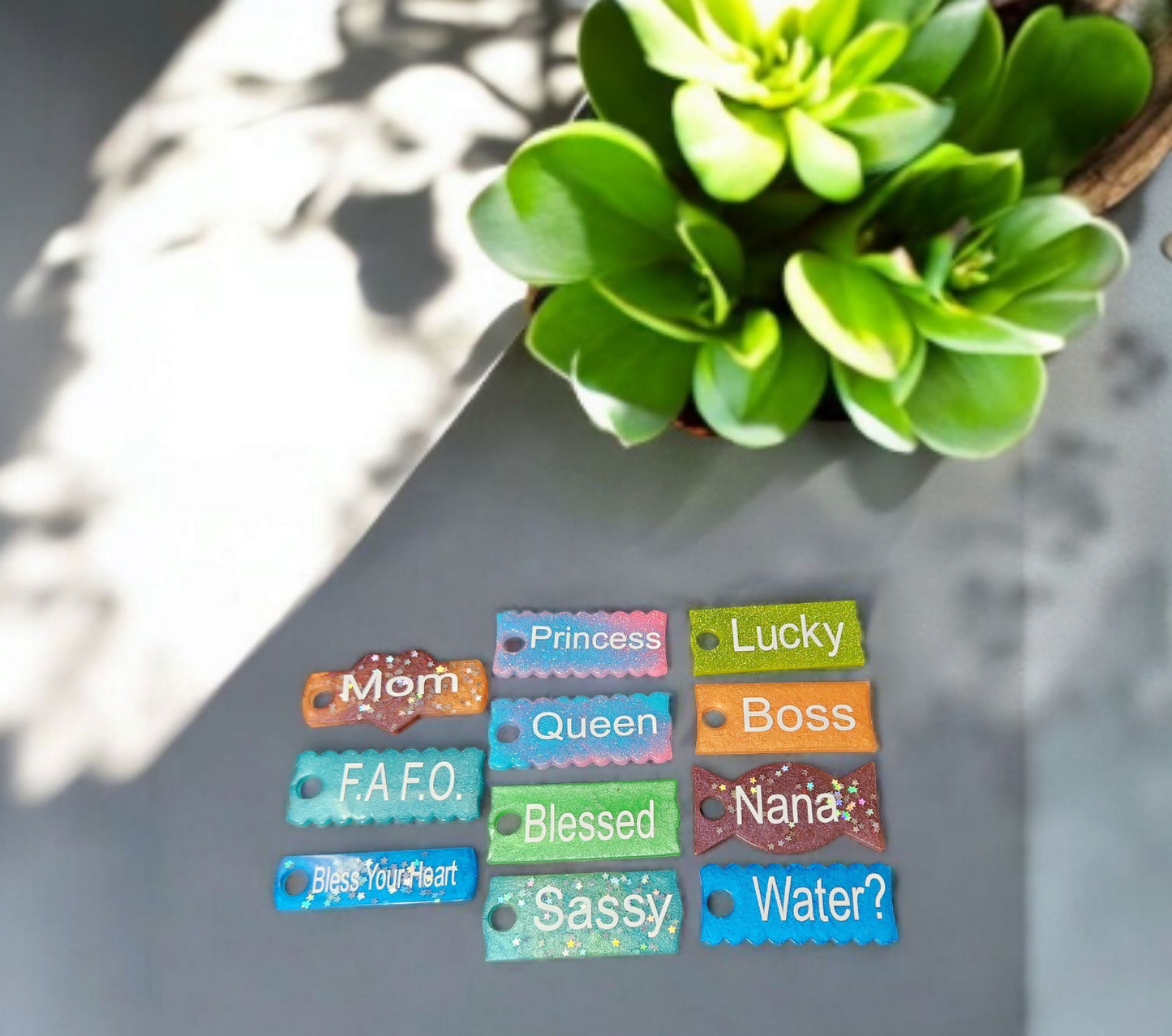 Tumbler Straw Tags