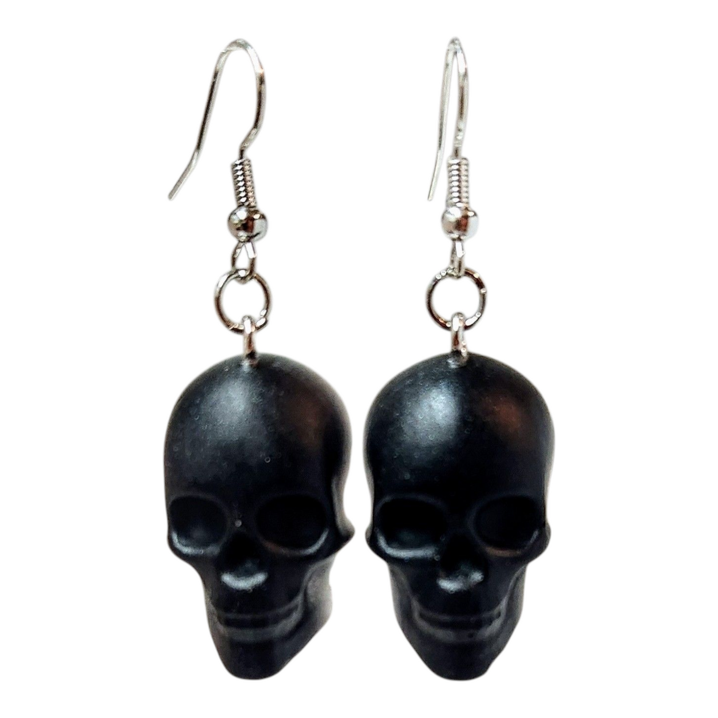 Black Skull Earrings