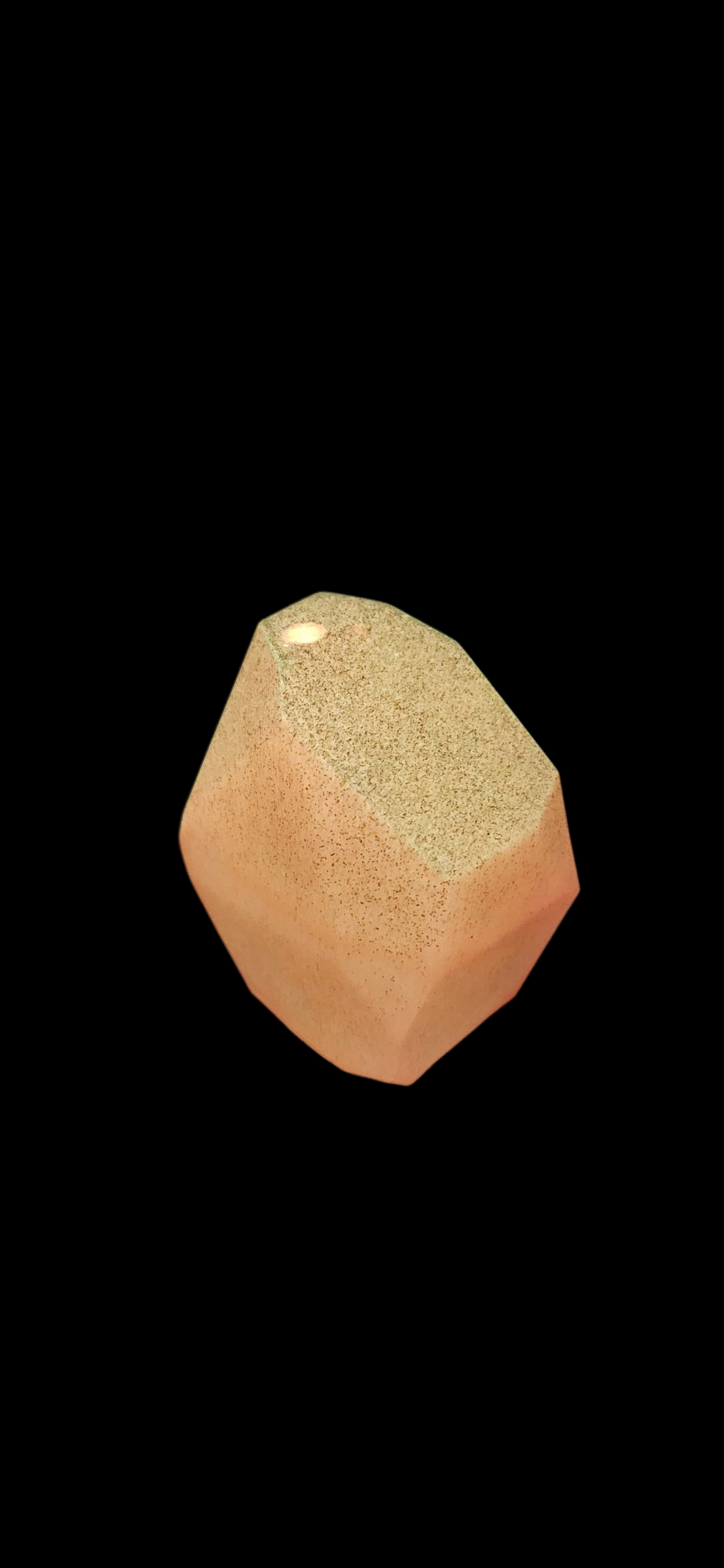 Glow-in-the-dark Resin Gem