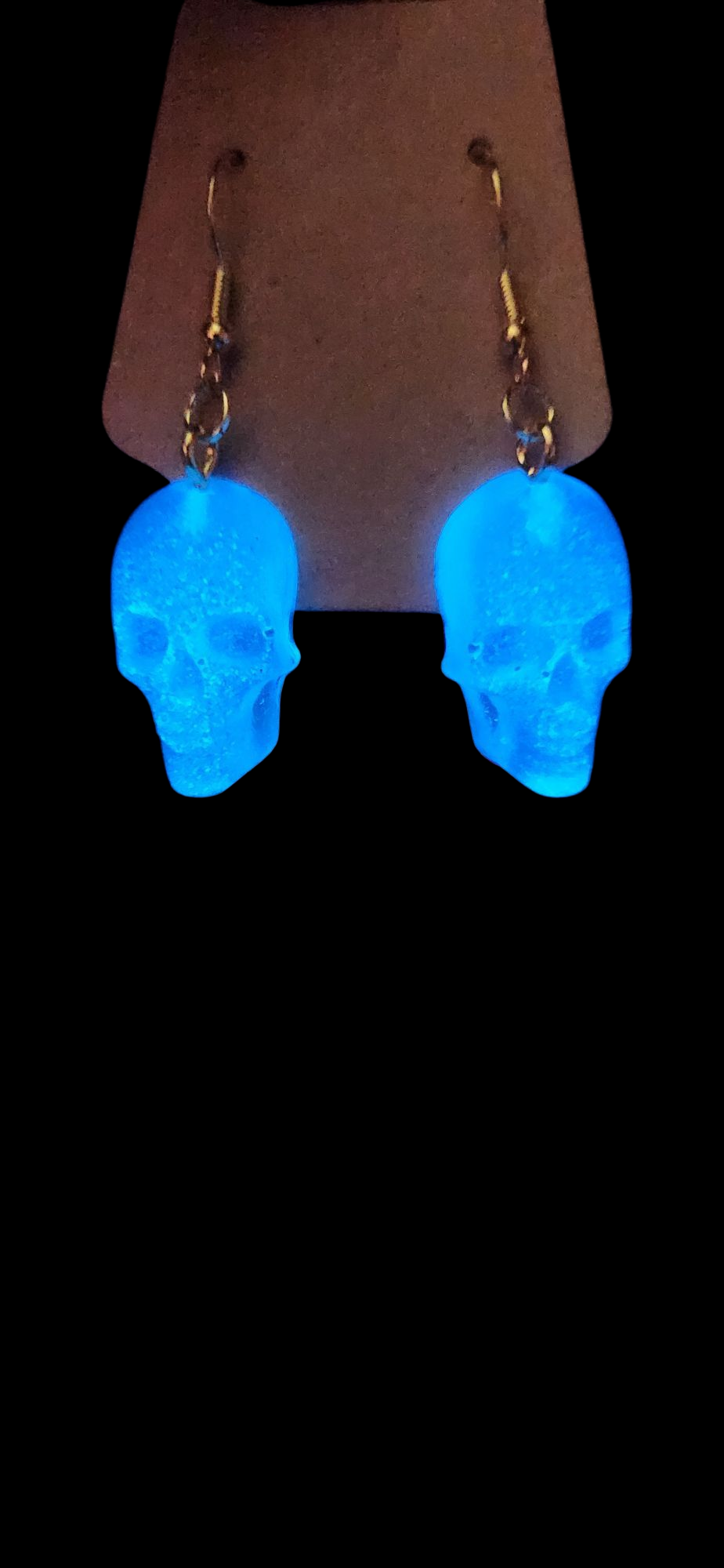 Blue Skull Earrings