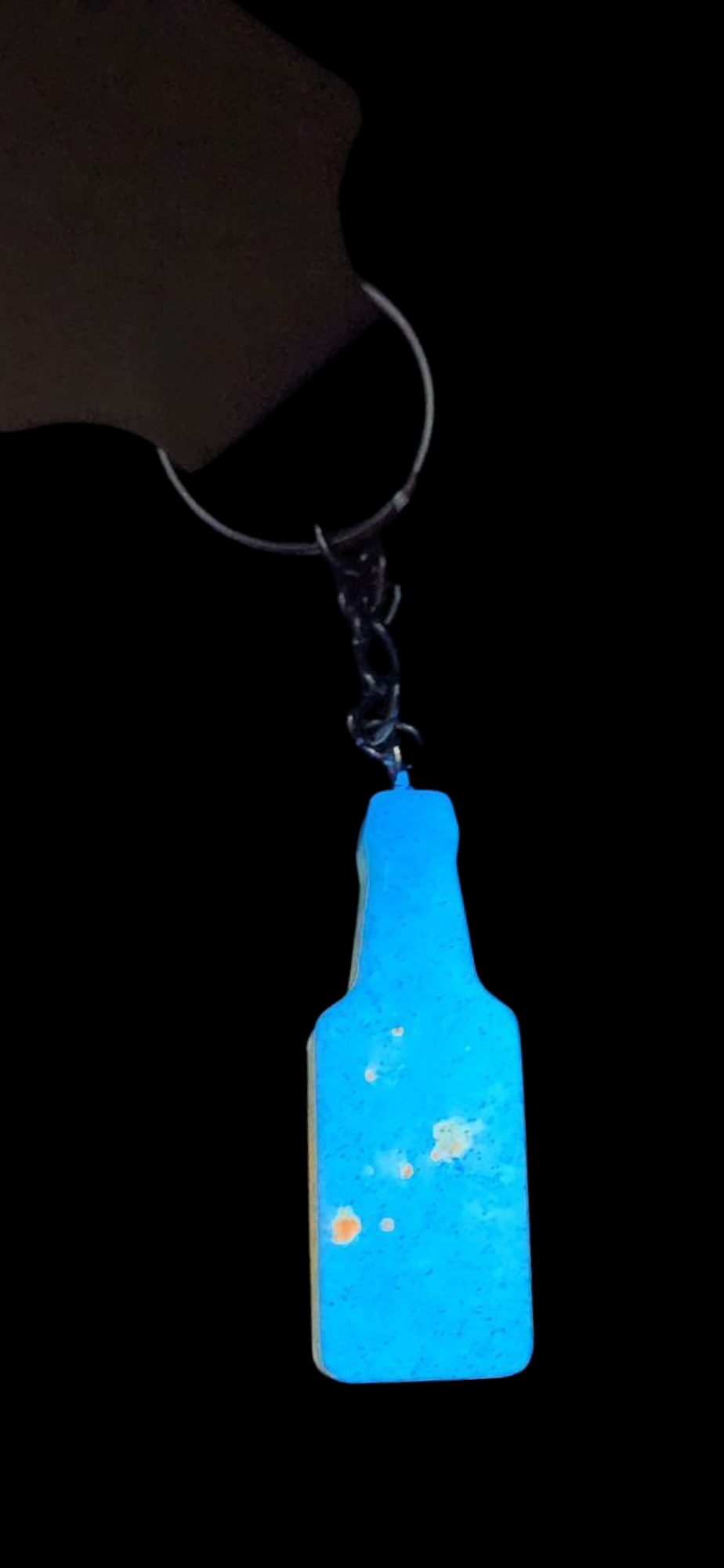 Glow-in-the-dark Bottle Keychain