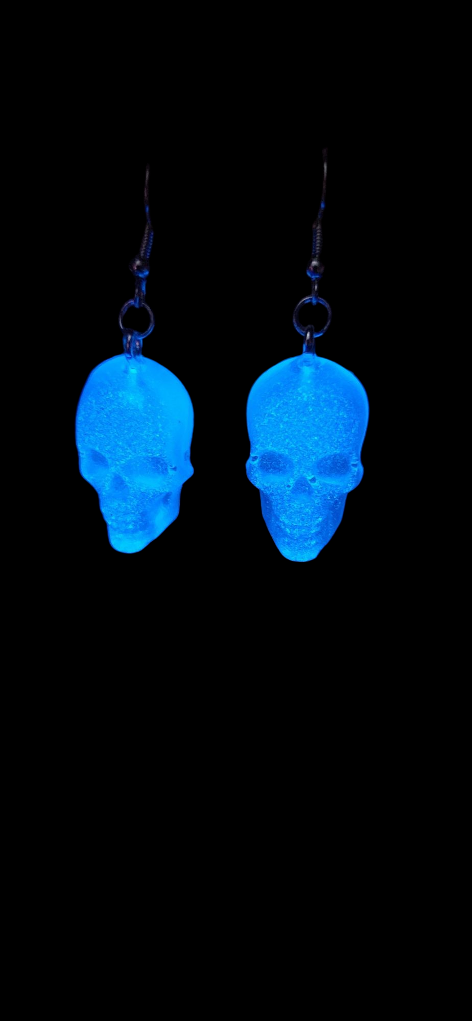 Blue Skull Earrings