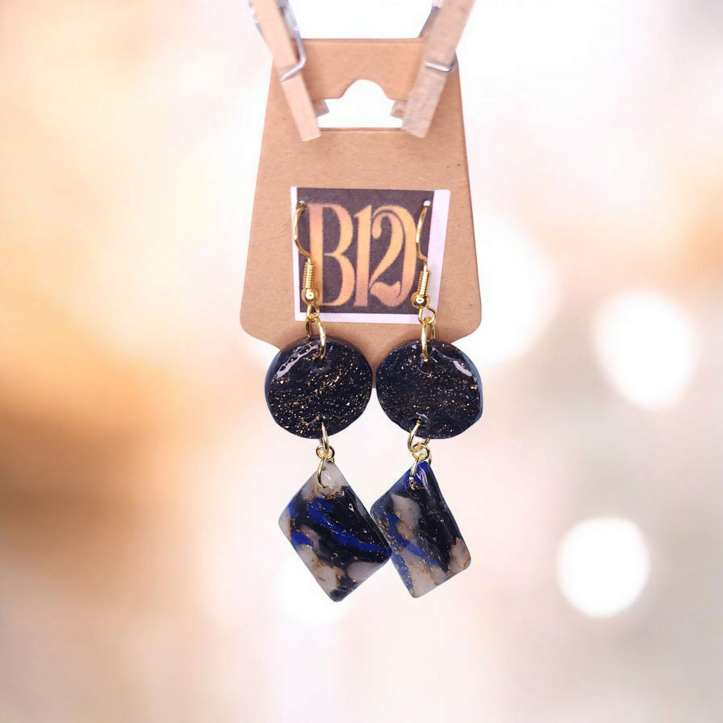 Faux Stone Dangle Earrings