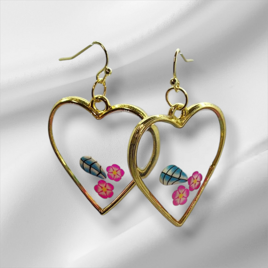 Whimsical Heart Earrings